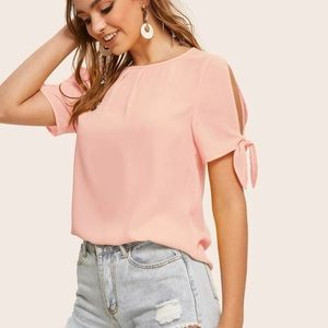 Light pink top